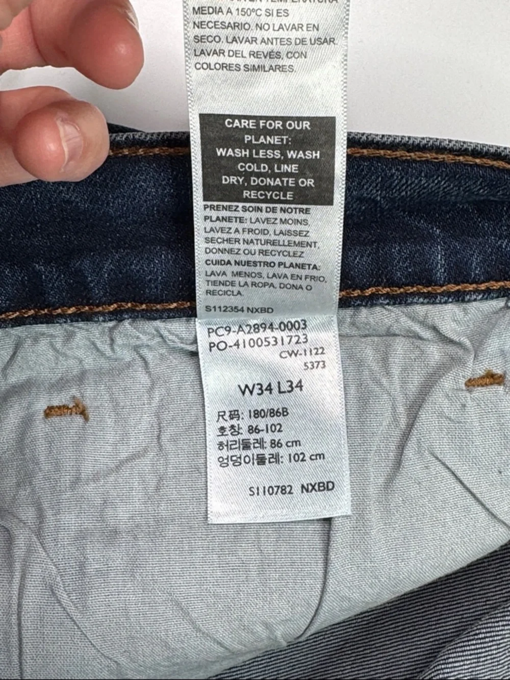 Levi's Loose Flex Vintage Inspired Denim Jeans Size 34x34 NWT